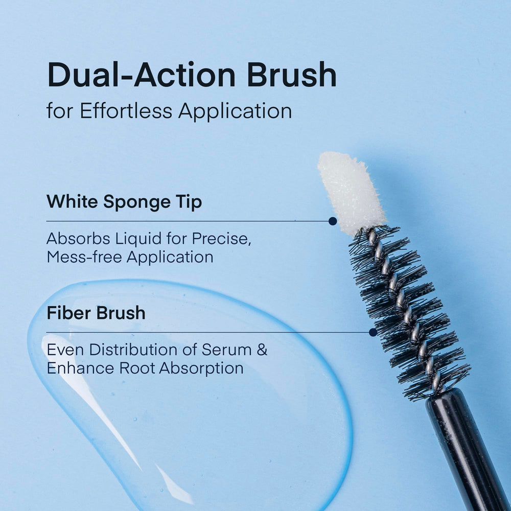 TEREZ & HONOR close-up of the brush applicator for controlled application.