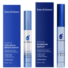 TEREZ & HONOR natural eyelash serum bottle for daily lash care and nourishment.