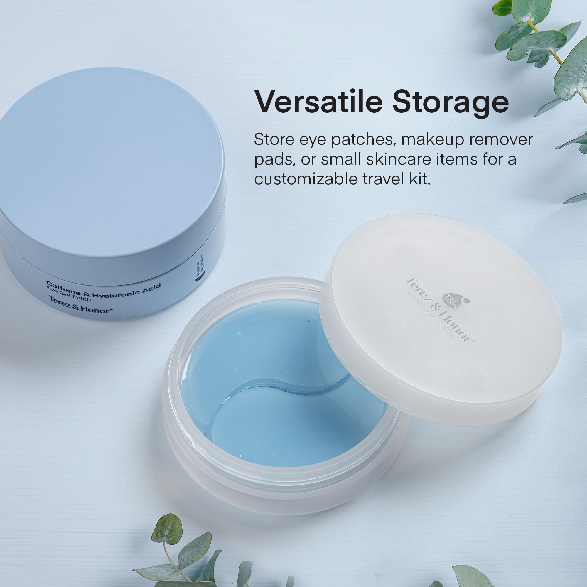 Close-up of Glow-To Pad Pack lid on mini jar highlighting leak-proof cap.