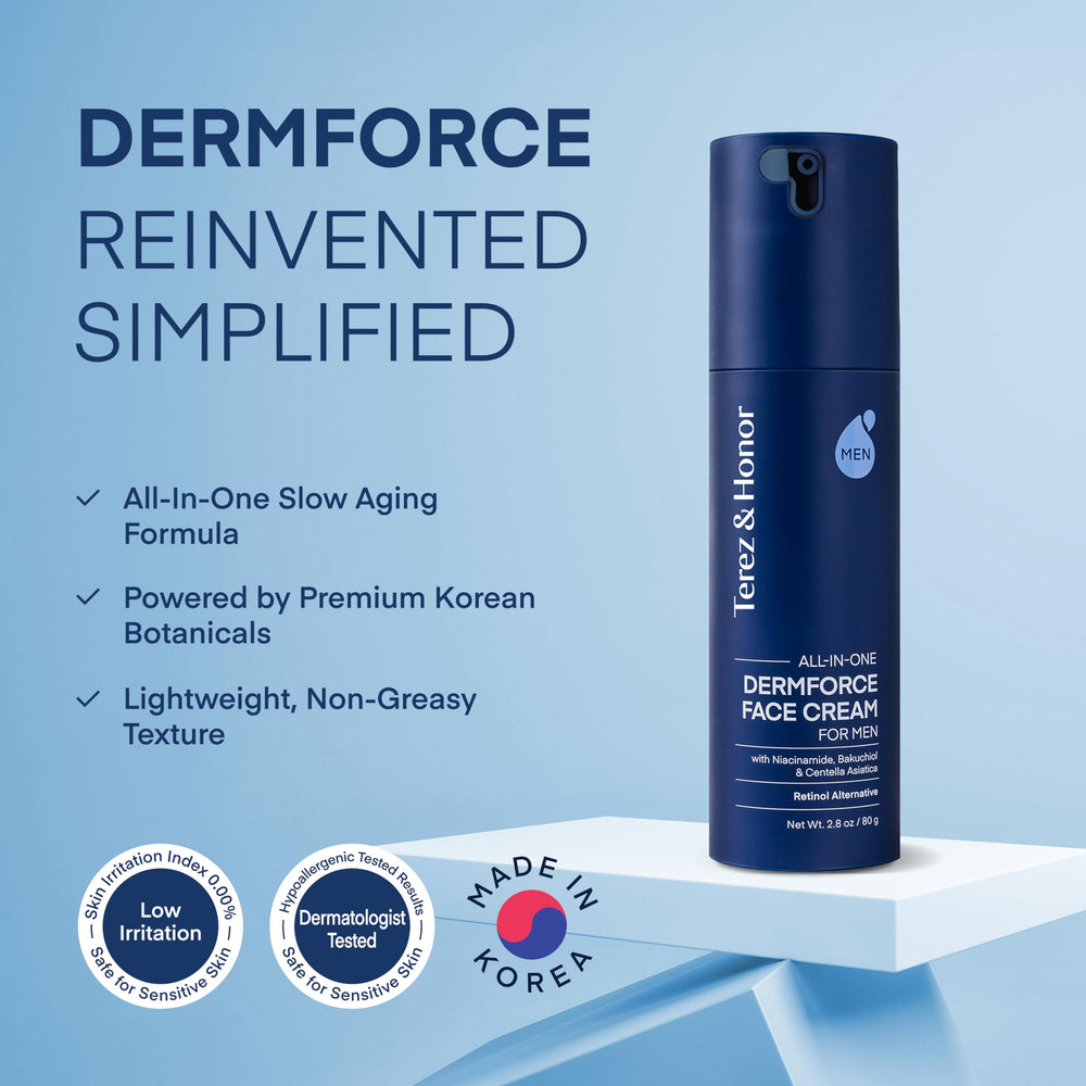 TEREZ & HONOR 6-in-1 cream jar open showing rich smoothing formula for skin.