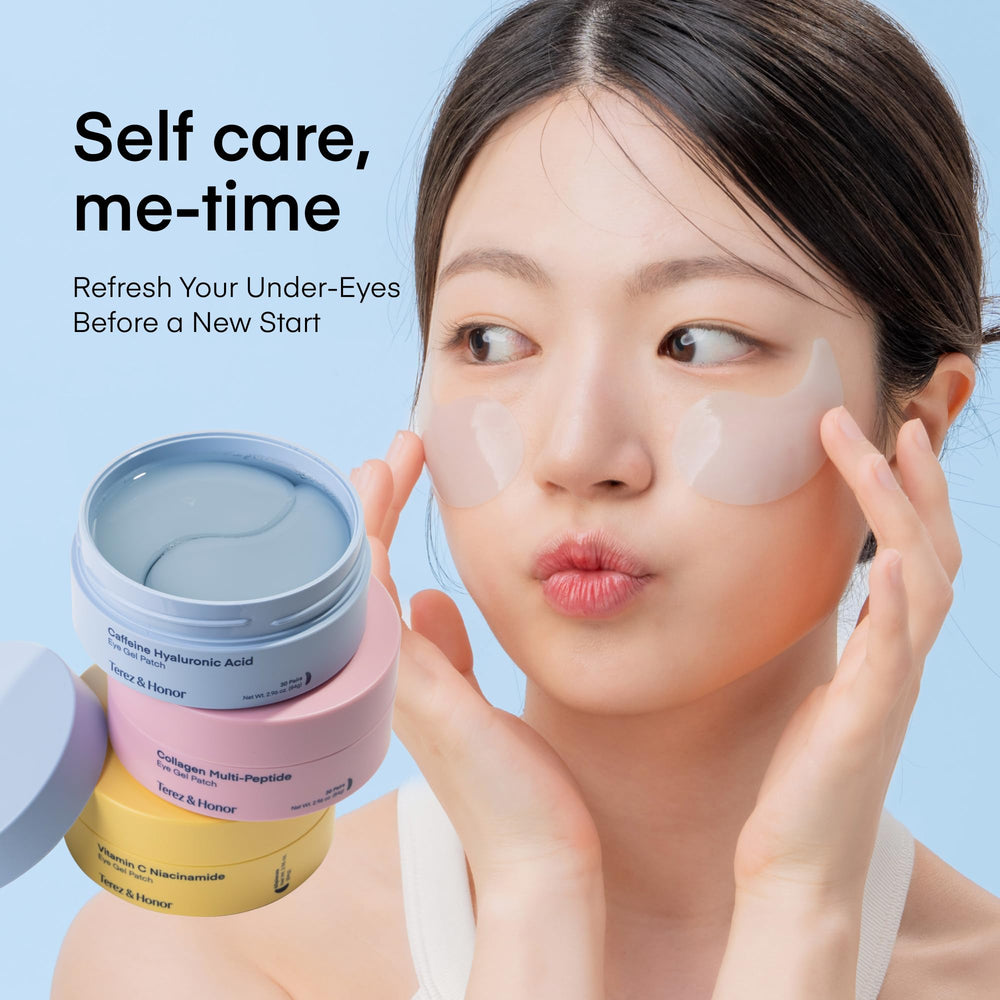 TEREZ & HONOR collagen enhanced patches target a firmer looking under eye area.
