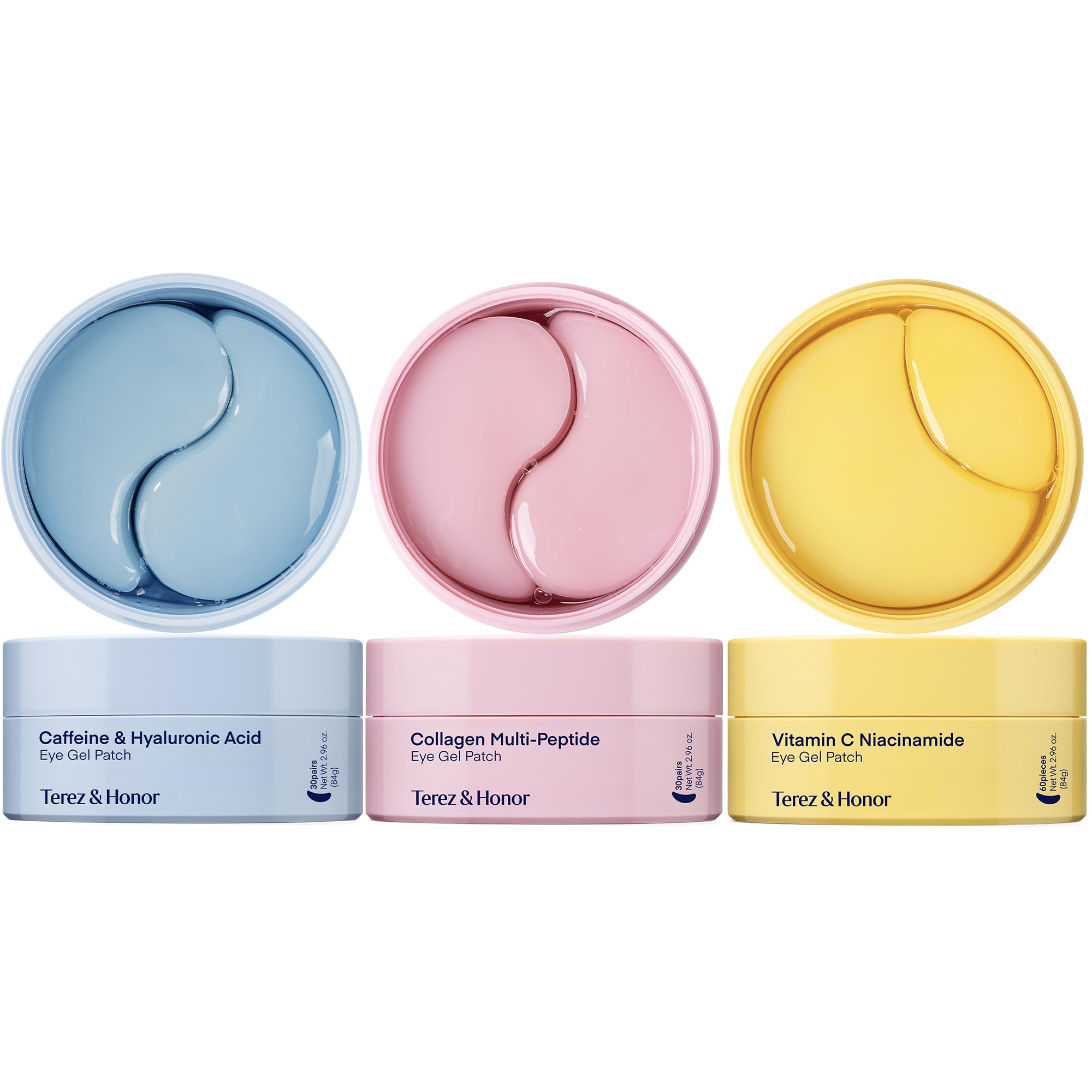TEREZ & HONOR patches on vanity ready for daily self care.