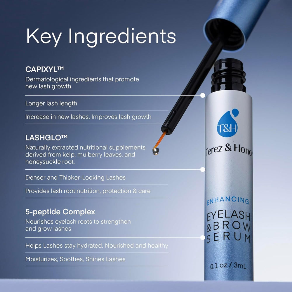 TEREZ HONOR precision applicator close-up for controlled lash and brow application.