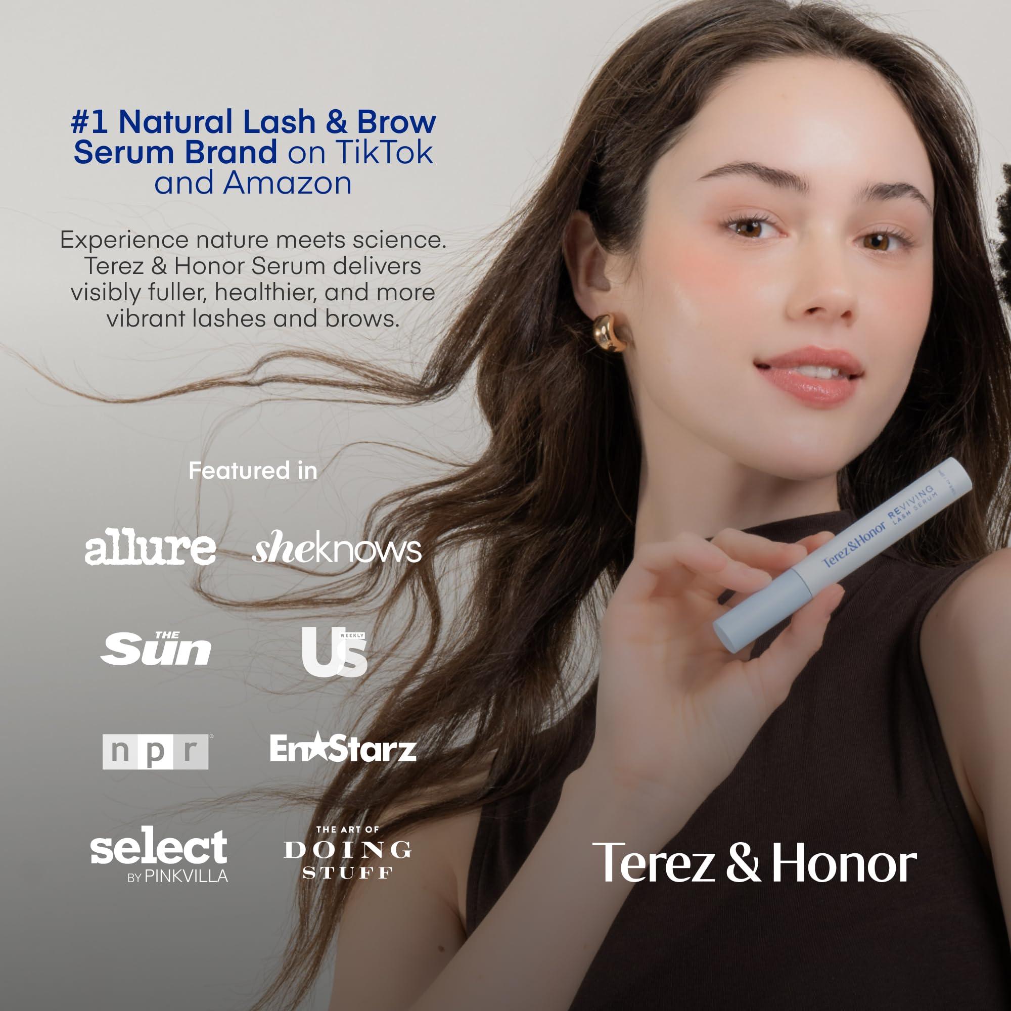Vegan cruelty-free icon for Terez & Honor Reviving Lash Serum