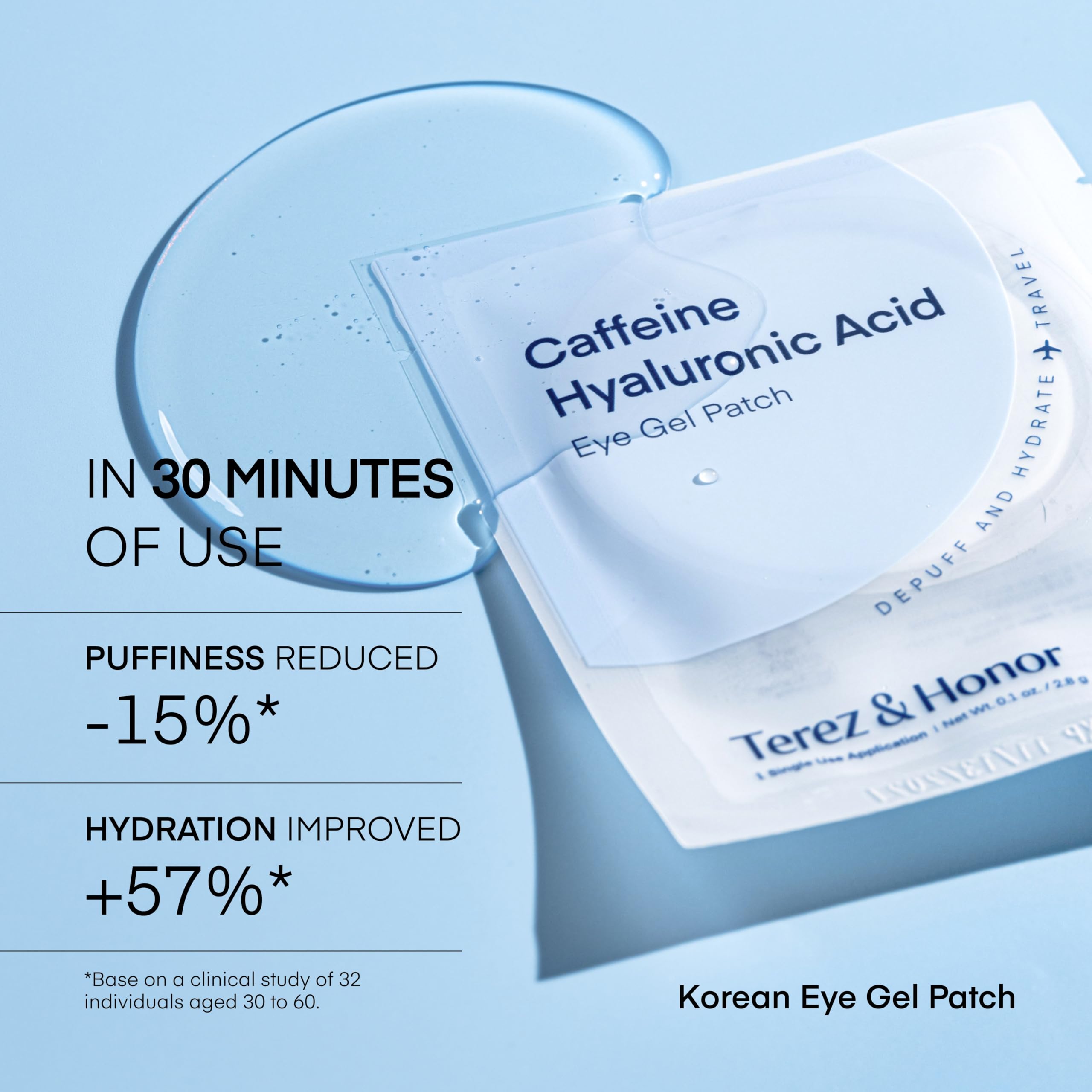 Sachet único de TEREZ & HONOR para aplicación higiénica y rápida.