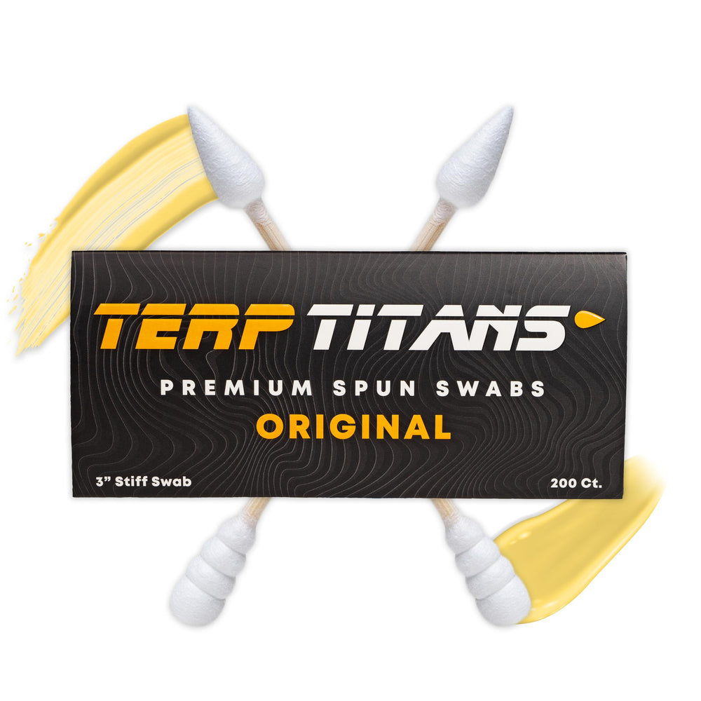 Terp Titans Original bamboo handle and recyclable packaging support eco-friendly use