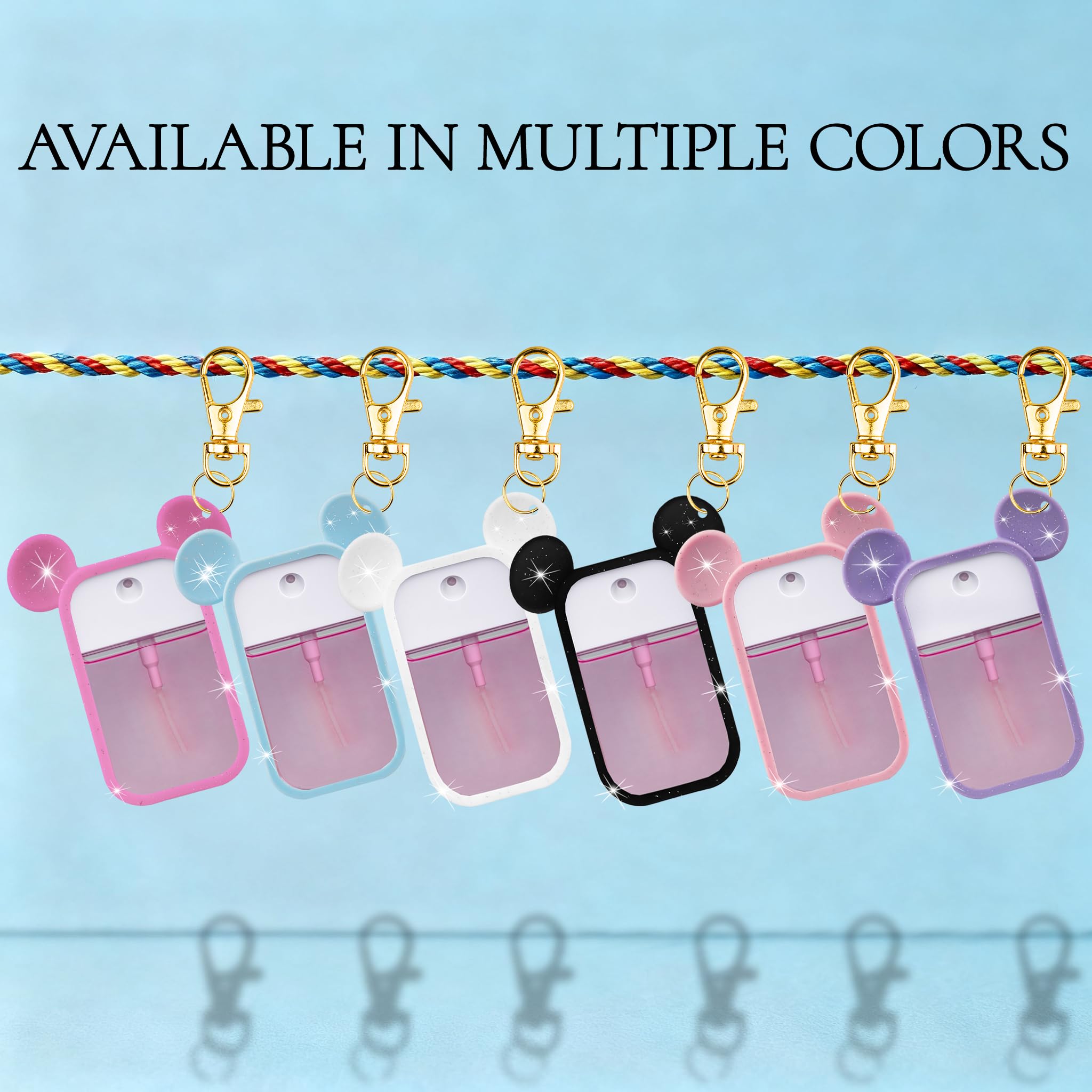 TERPINK mouse-ears design adds charm while protecting your sanitizer.