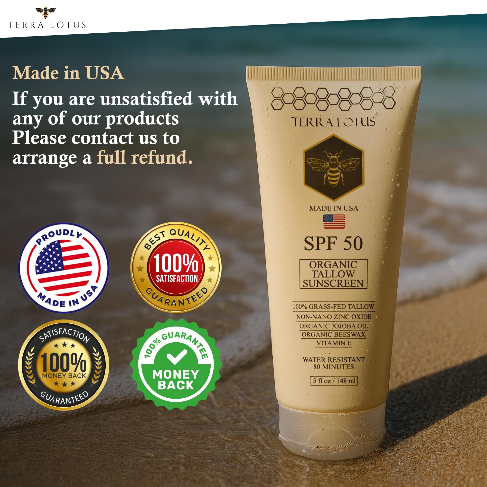 Terra Lotus sunscreen used during outdoor activity under sun