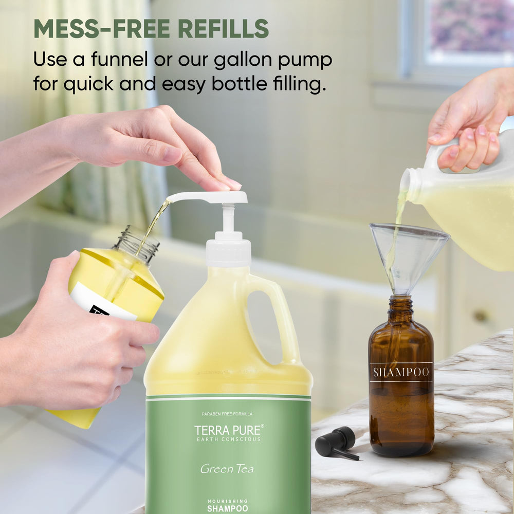Terra Pure Cruelty-free shampoo aligned with responsible hospitality amenities