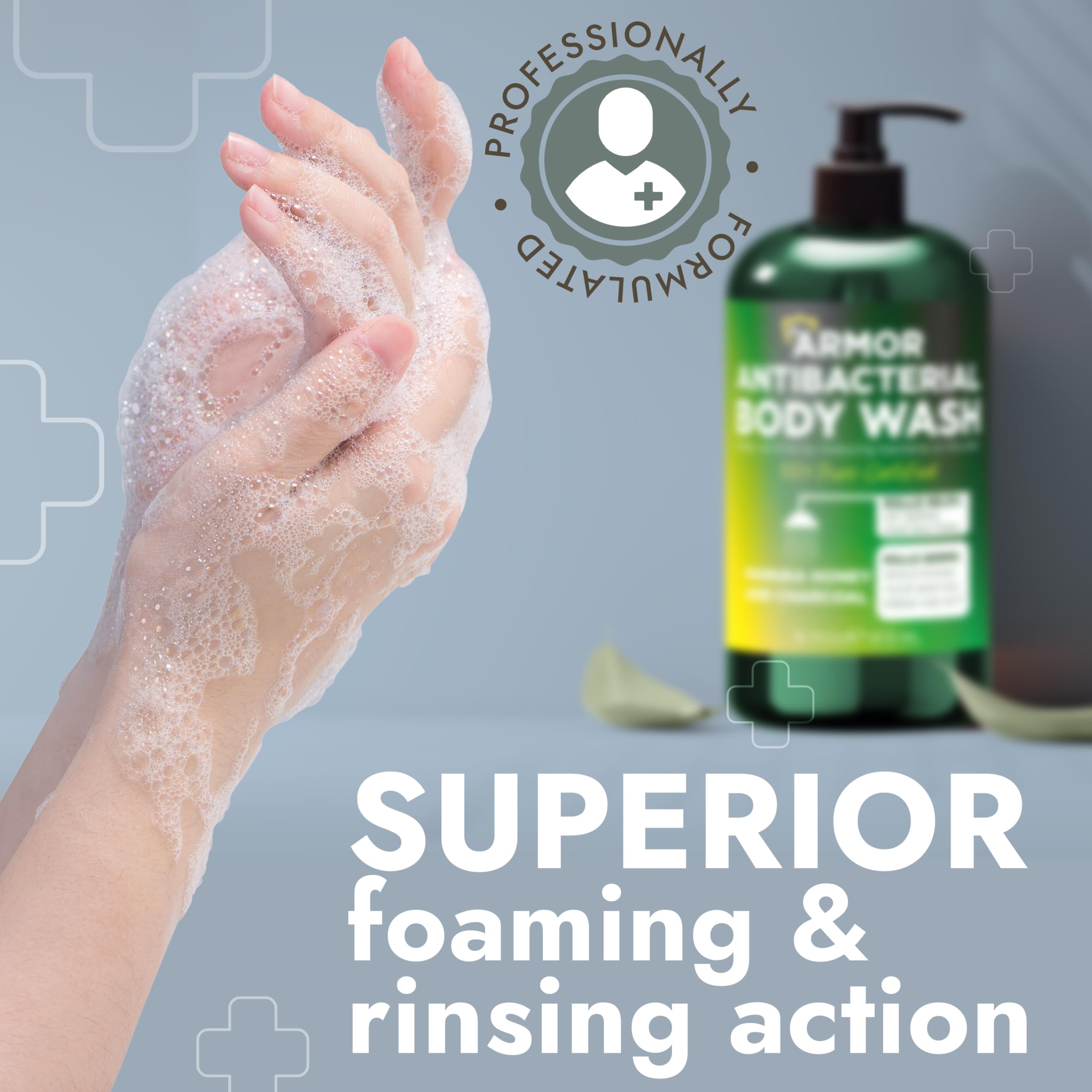 Terramed Just Think Comfort natural ingredients deliver hydration and pore cleansing with honey and charcoal