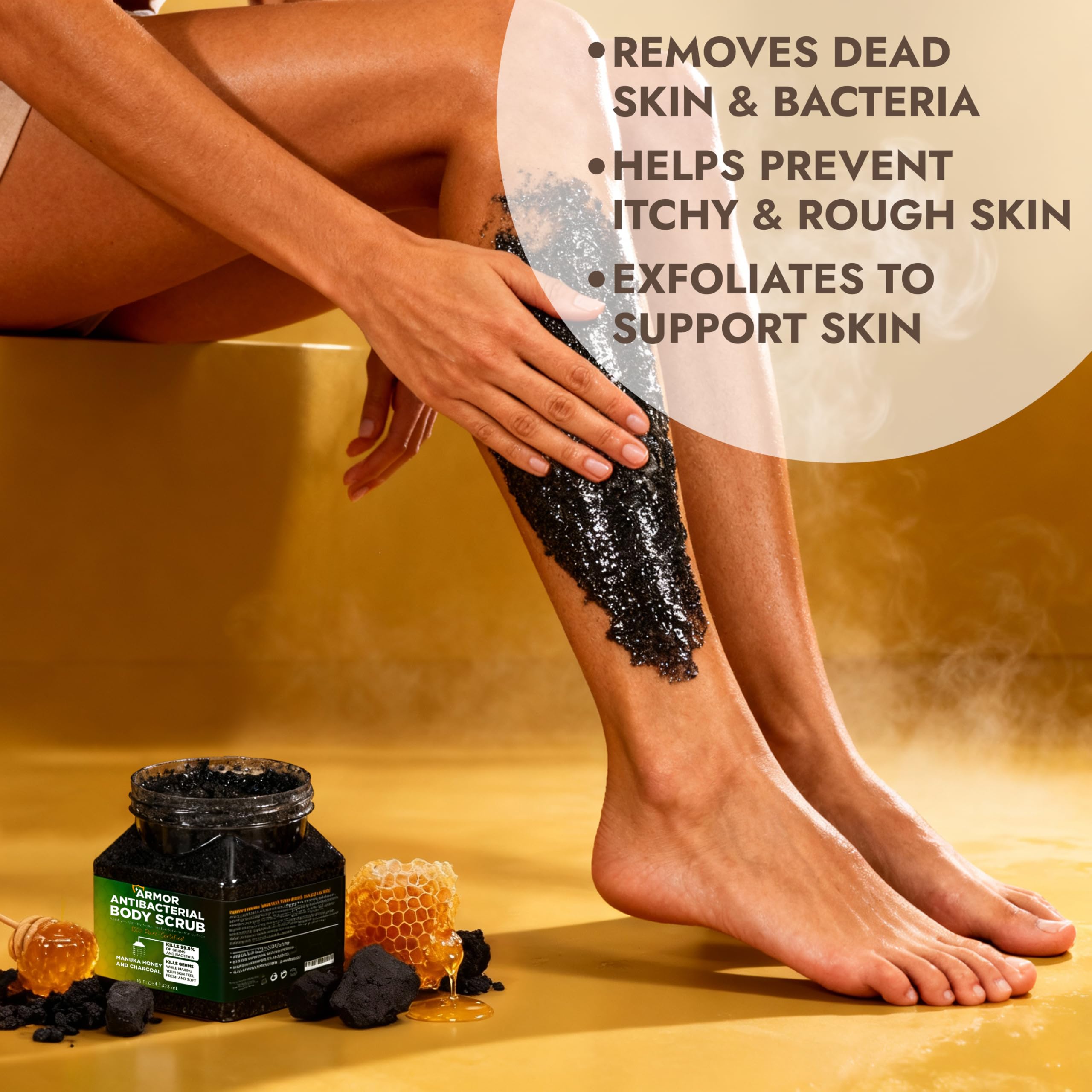 Terramed Just Think Comfort smooth skin after use with soft, hydrated feel