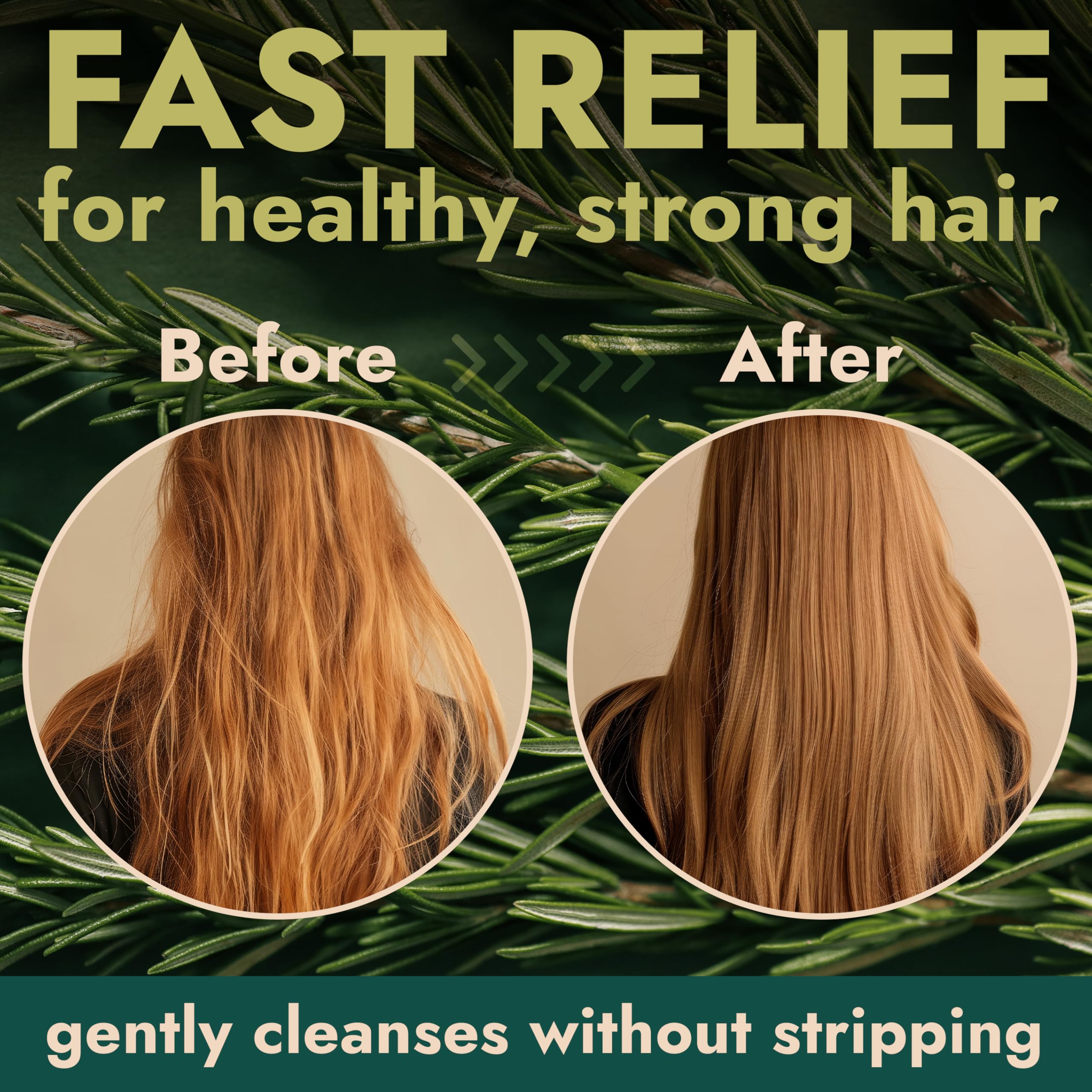 Terramed scalp brush included for gentle cleansing.