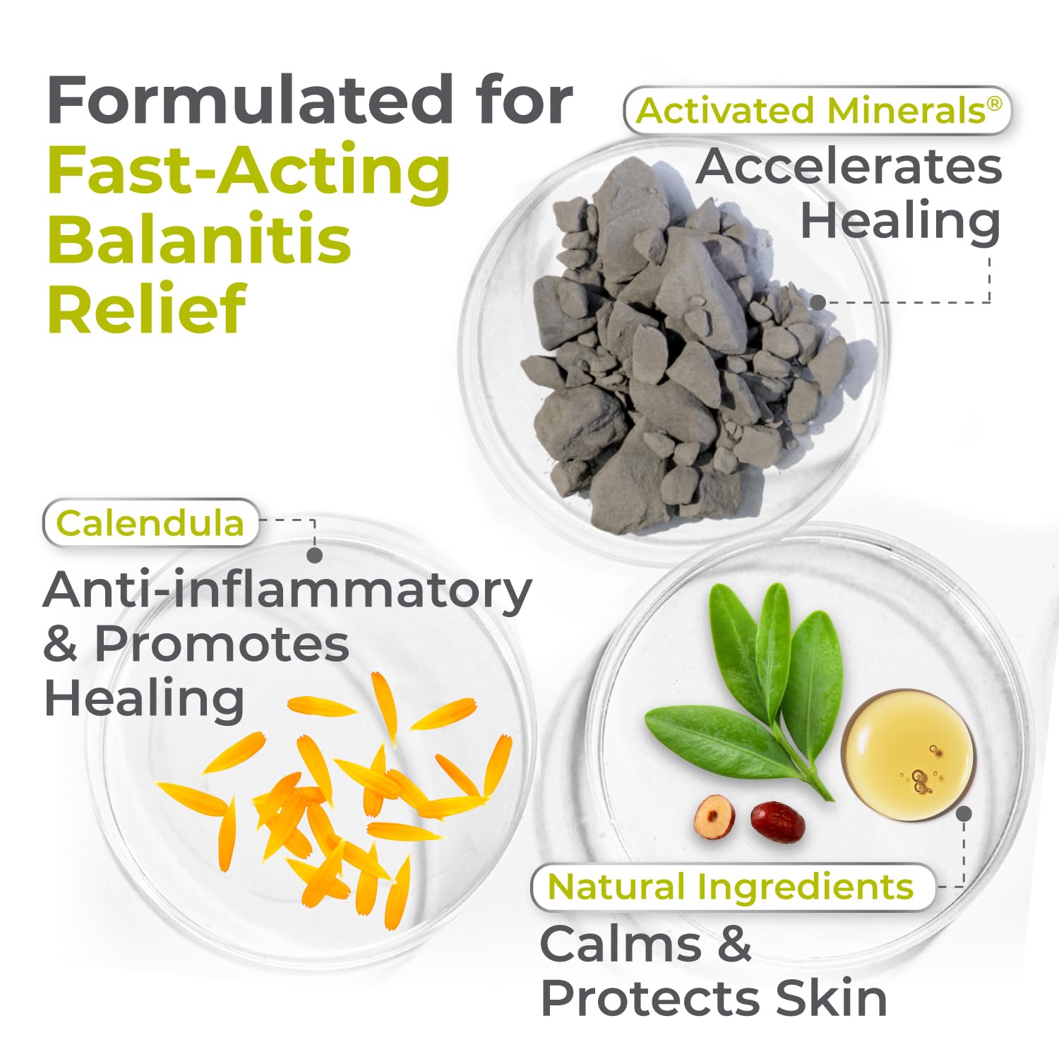 Terrasil Balanitis Soap Men label emphasizes dermatologist testing and hypoallergenic safety.