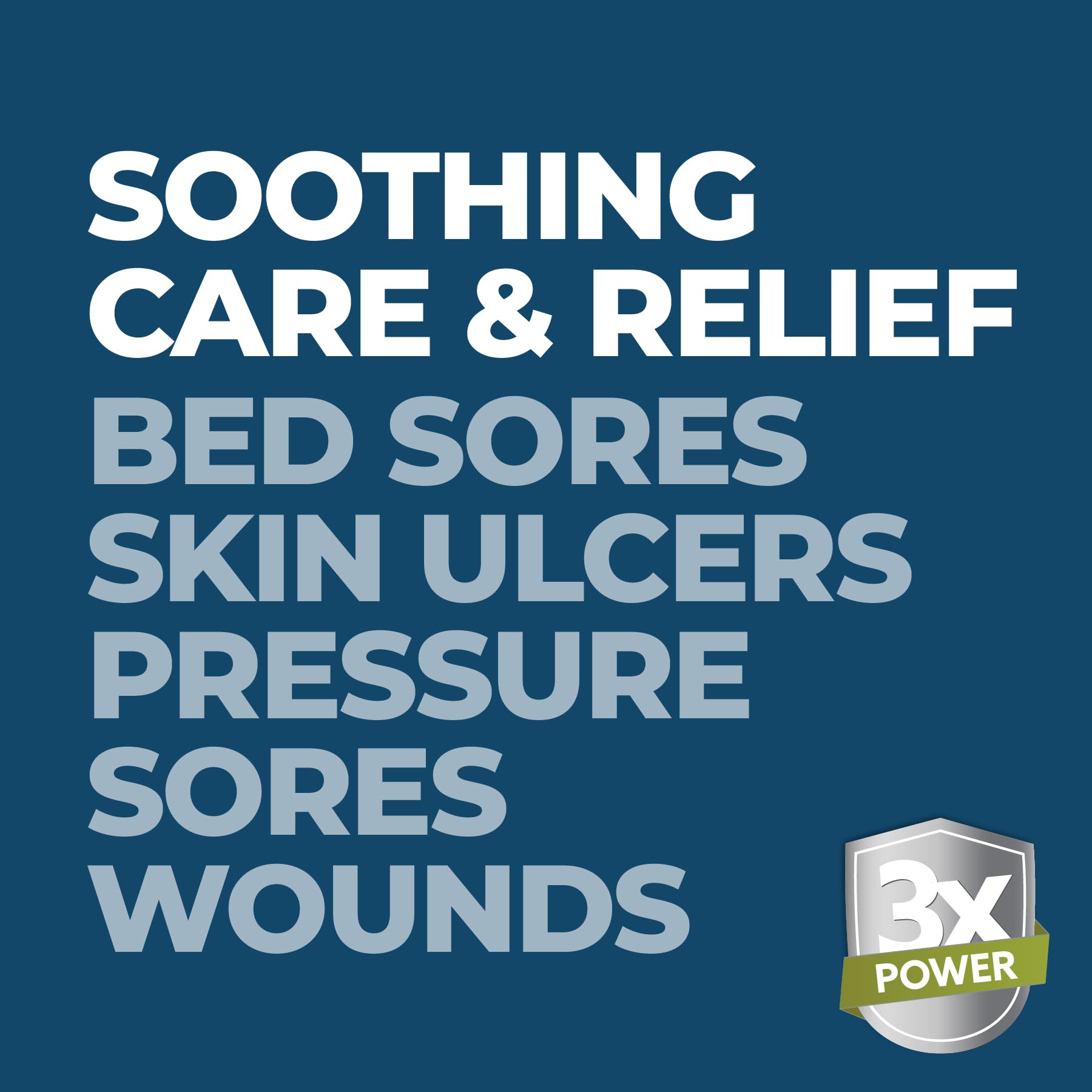 Terrasil bed sore relief cream texture close-up highlighting a smooth, nourishing formula