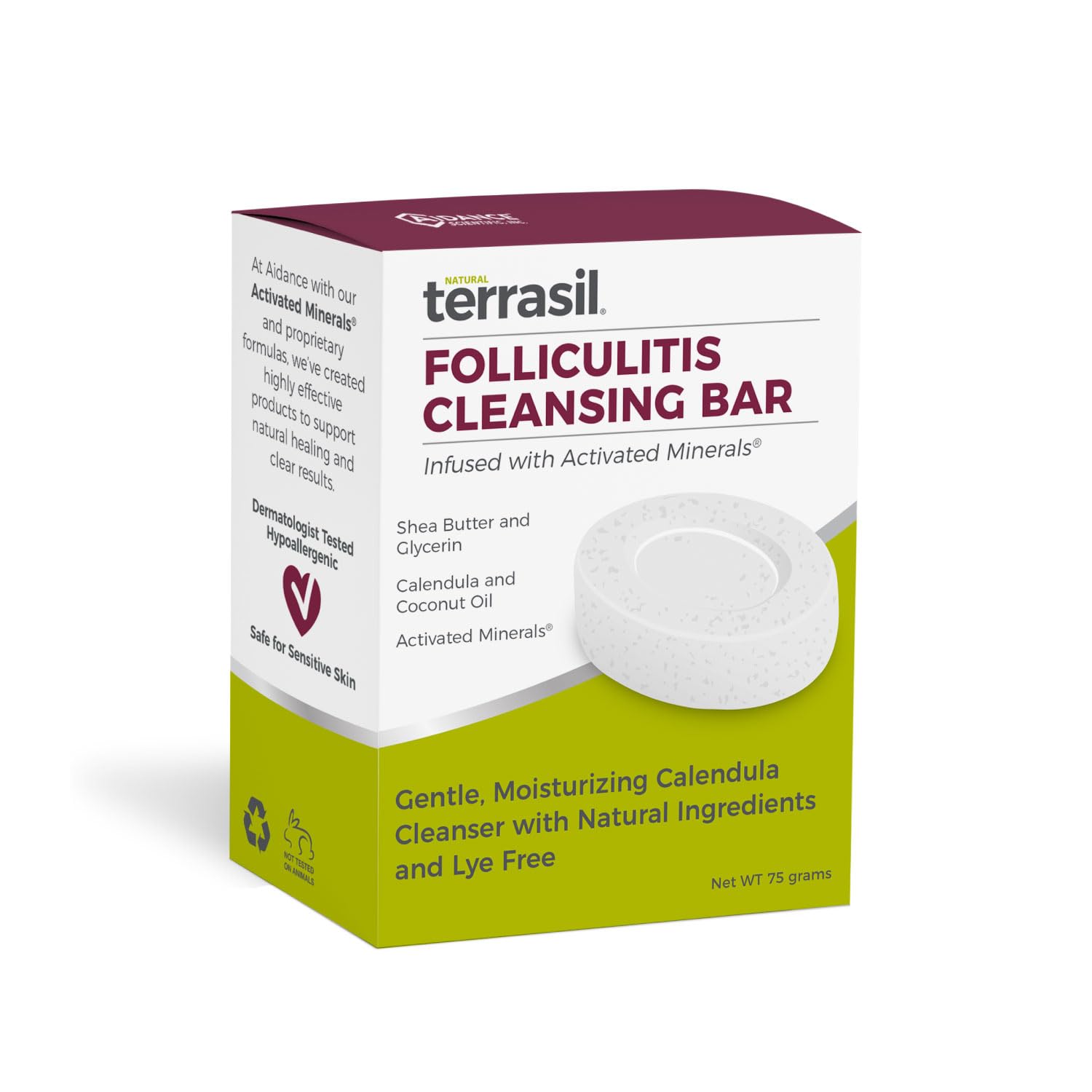 Terrasil Foliculitis jabón limpieza diaria para piel sensible