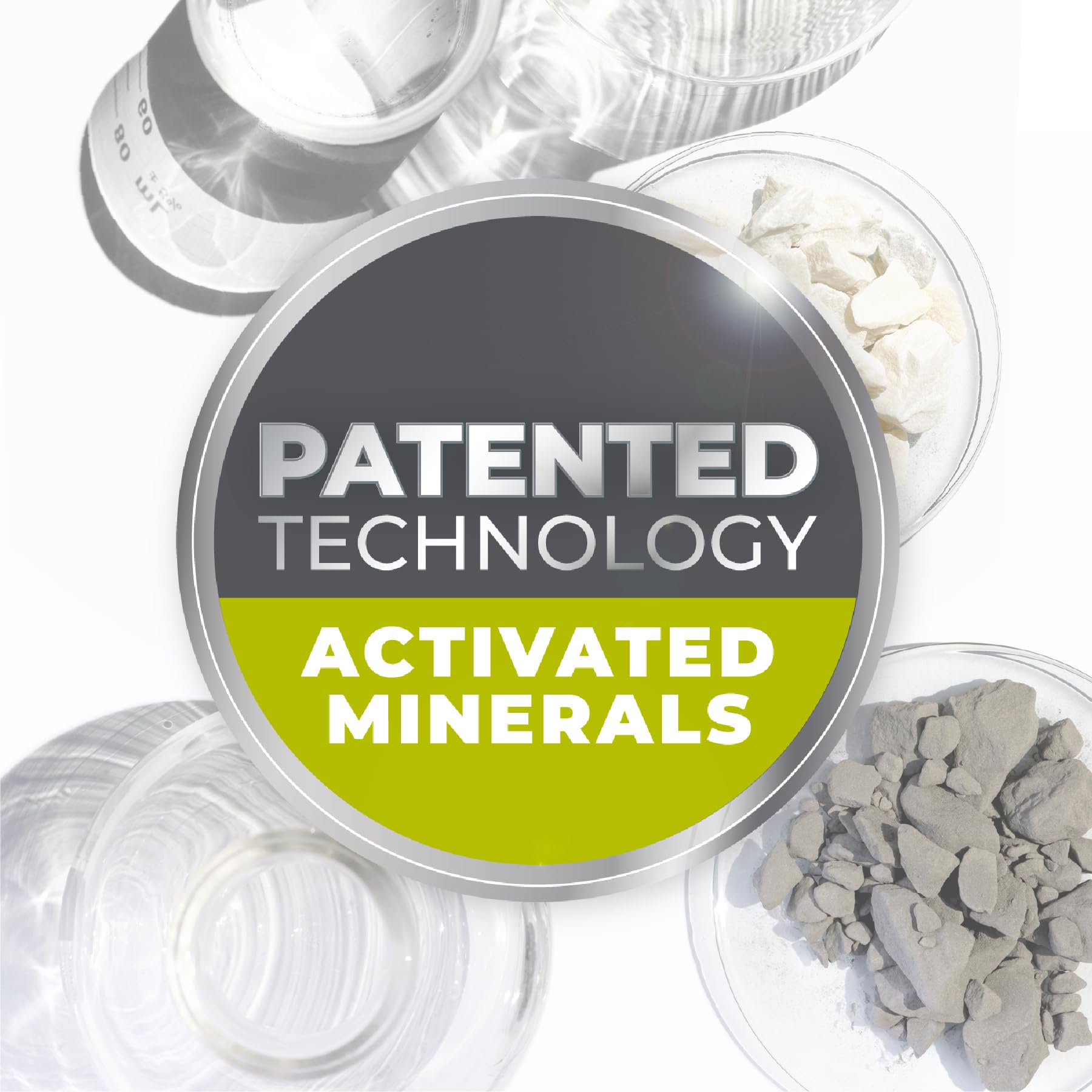 Terrasil activated minerals highlight science-backed care for skin support.
