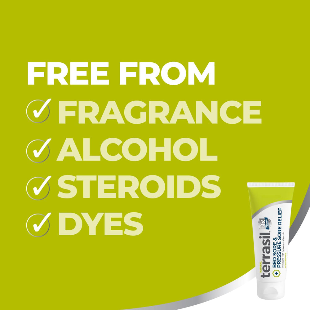 Terrasil peppermint oil cooling formula provides refreshing relief.