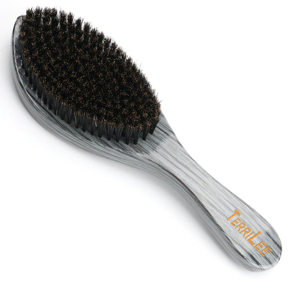 Terrilee pocket-friendly 360 wave brush for men, ideal for on-the-go grooming.