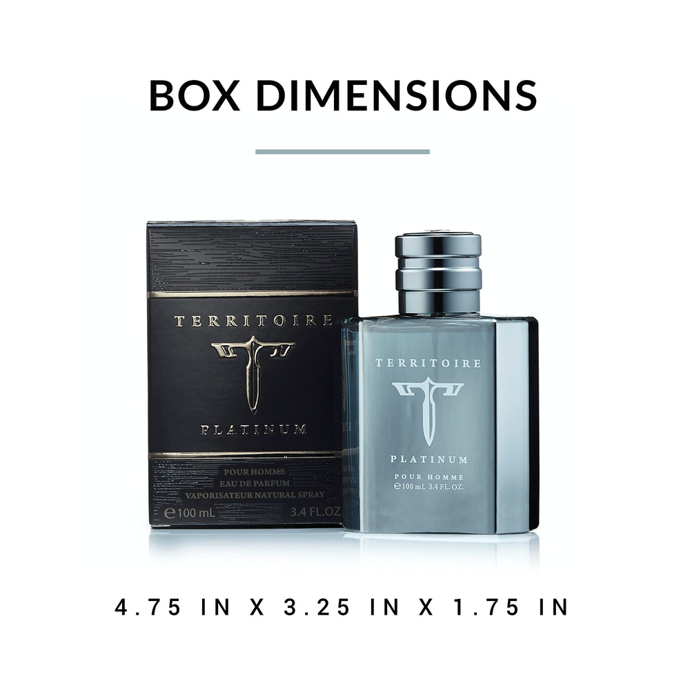Territoire Platinum fragrance wear demonstrated for versatile day or night use