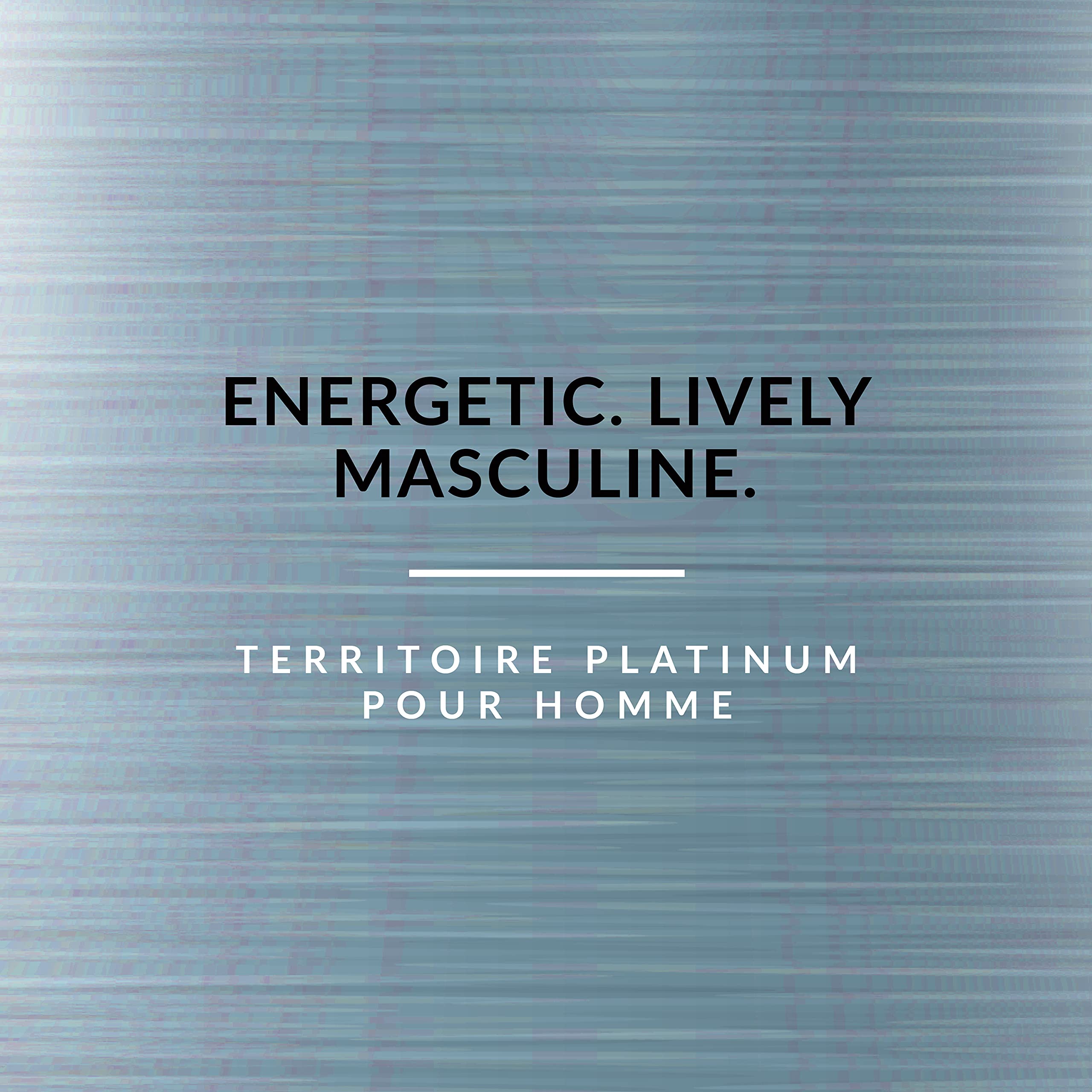 Territoire Platinum middle notes bay leaf jasmine add aromatic depth