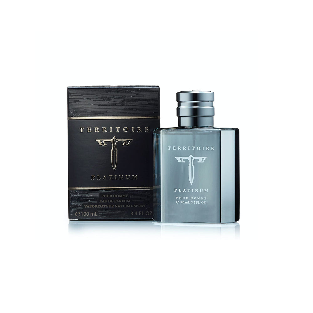 Territoire Platinum top notes sea notes and grapefruit for a refreshing opening