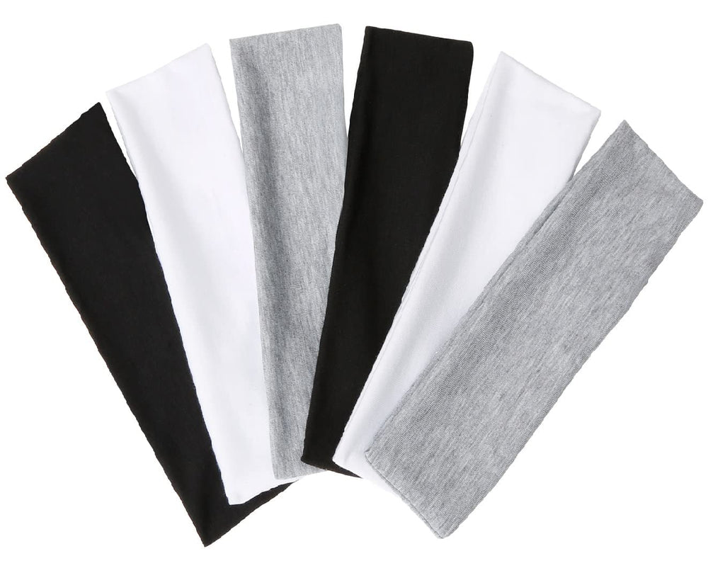 TERSE Bandas para cabello negro, ajuste cómodo para uso diario.