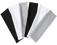 TERSE Bandas para cabello negro, ajuste cómodo para uso diario.