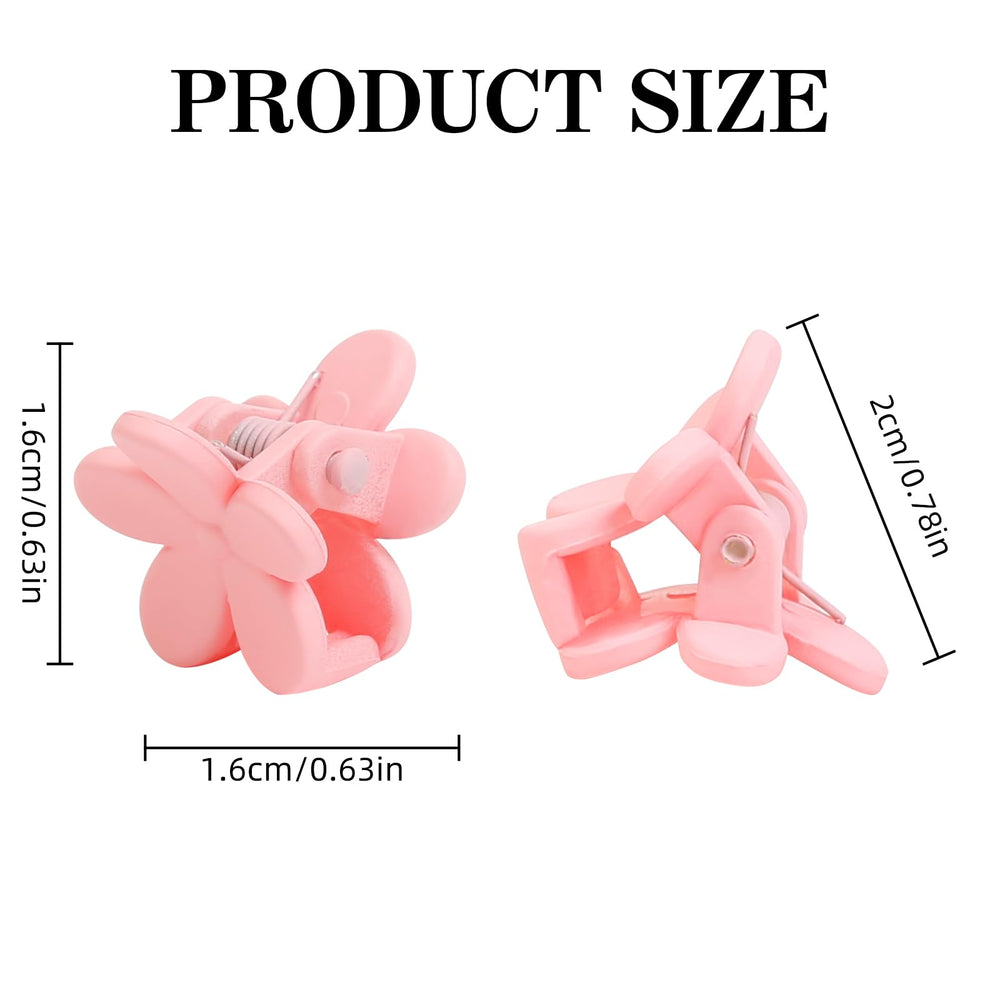 Colorful TERSE flower clips add cute accents while gently gripping toddler hair.