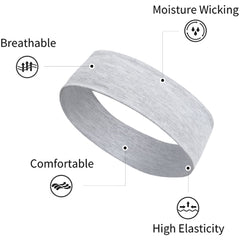 Diadema TERSE de algodón absorbente y antideslizante para sudor