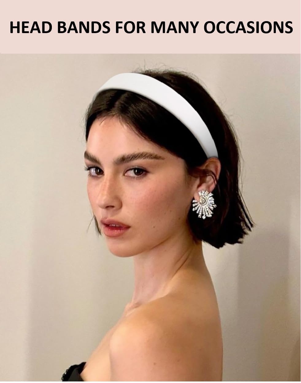 Diadema TERSE personalizable para crear looks únicos.