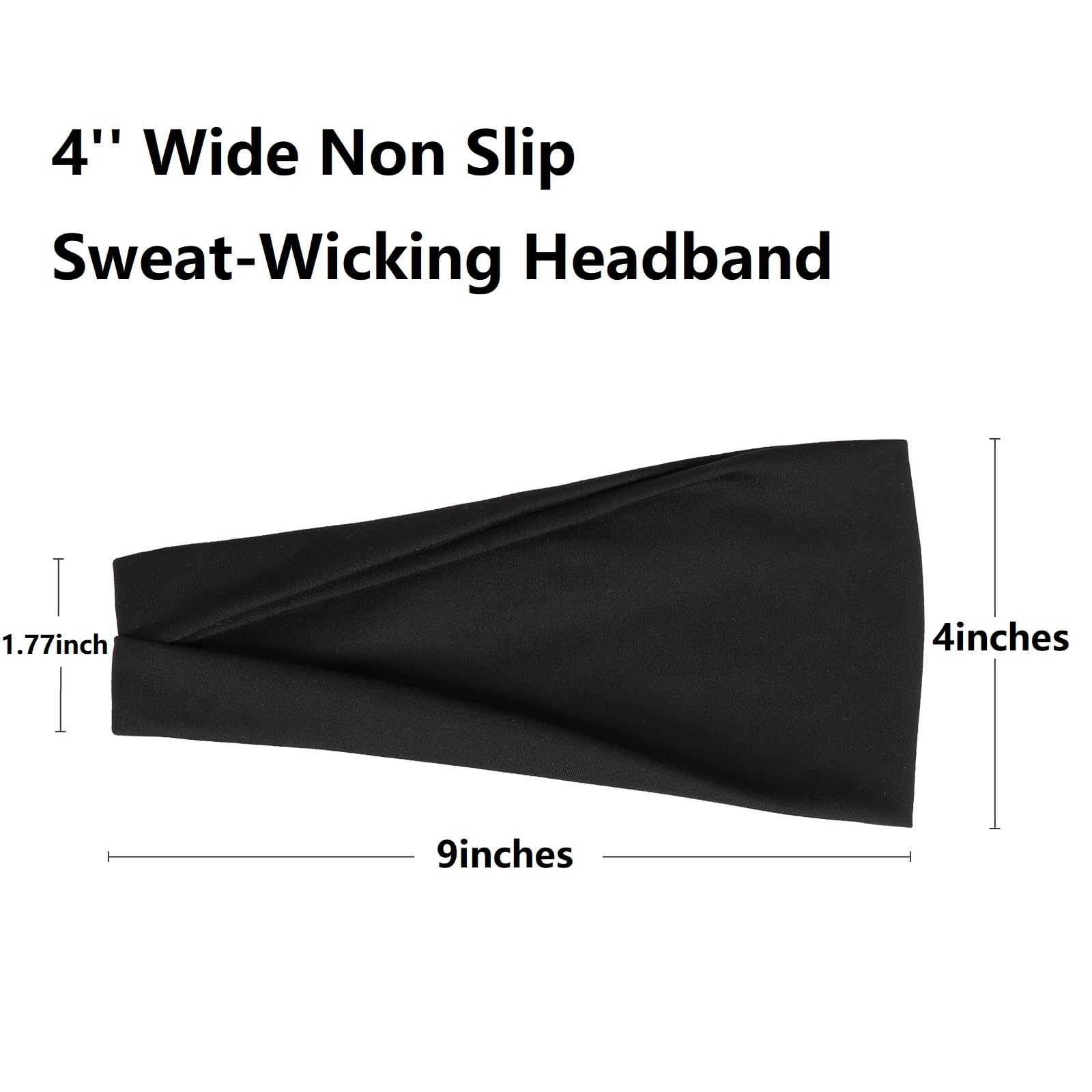 TERSE headband in white with non-slip grip for daily wear