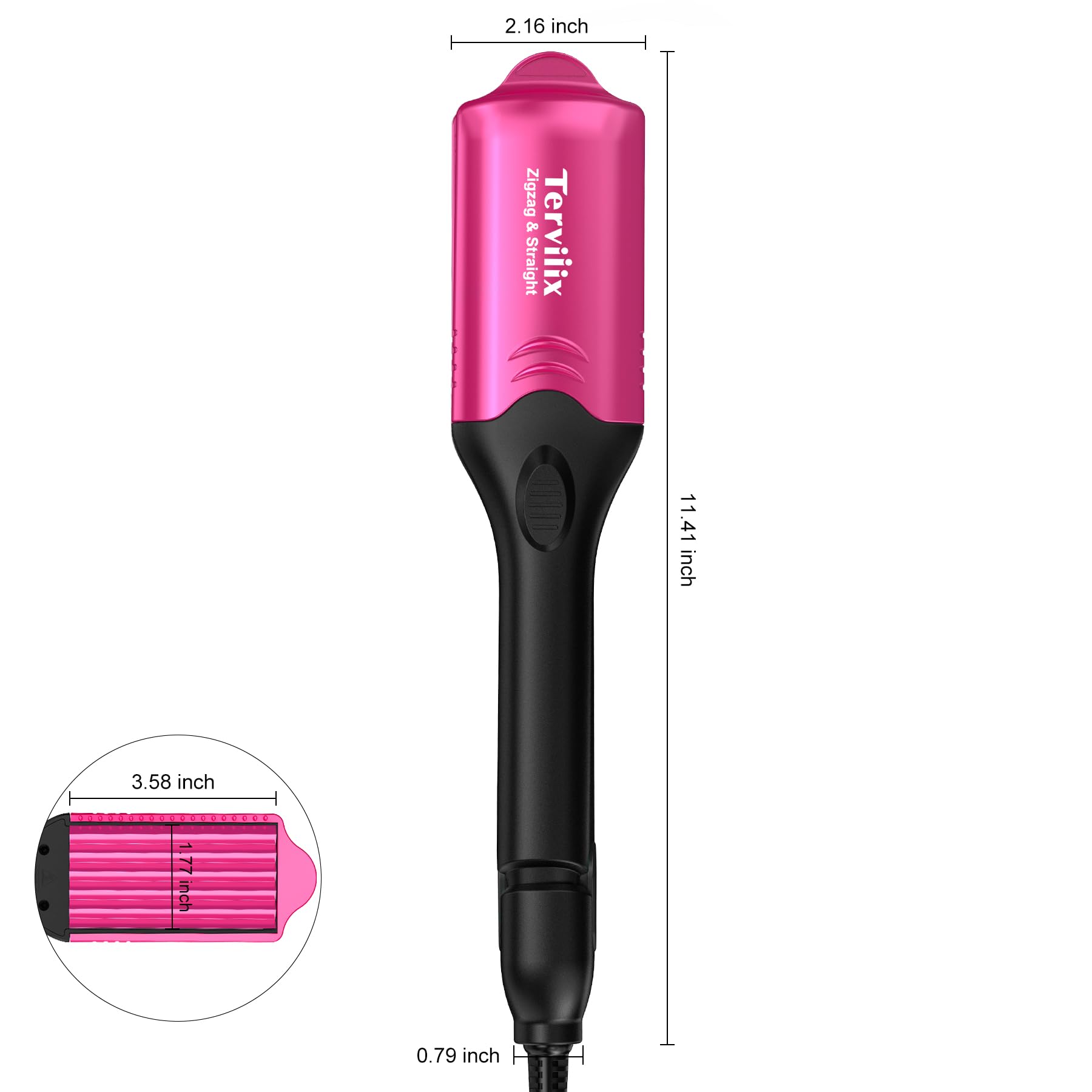Terviiix crimper 100-240V worldwide voltage ideal for travel