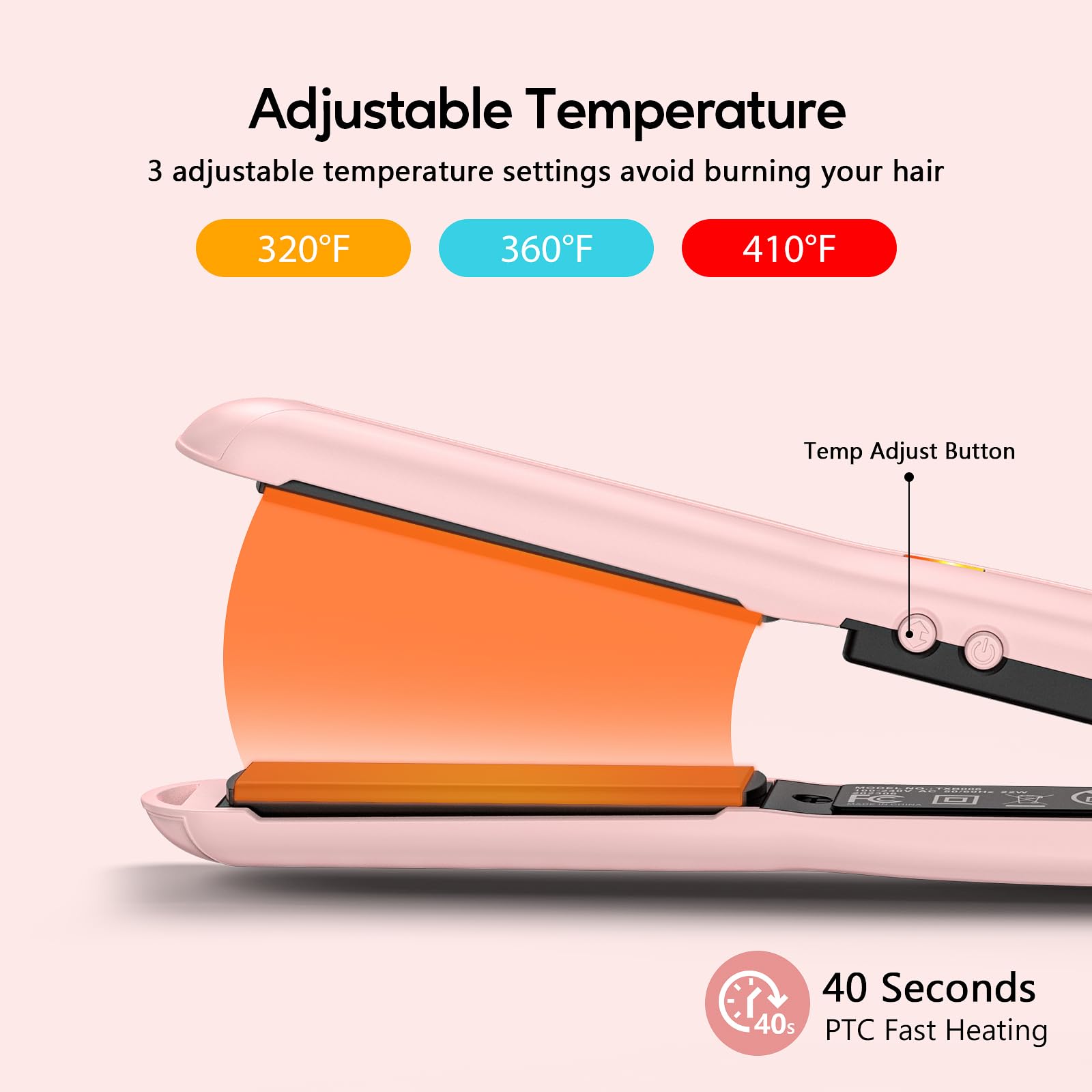 Terviiix Mini Flat Iron highlighted auto-off feature for safety.