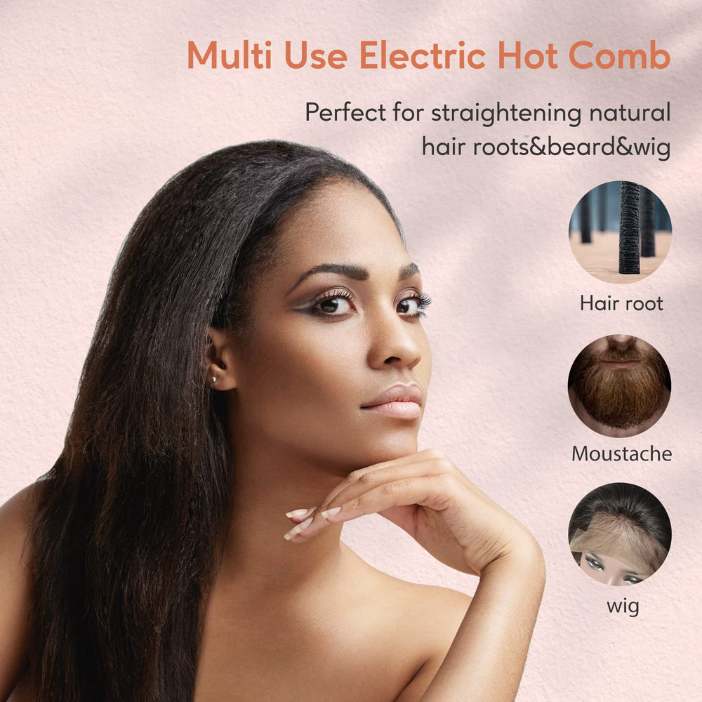 Automatic shut-off after 60 minutes ensures safety with Terviiix hot comb