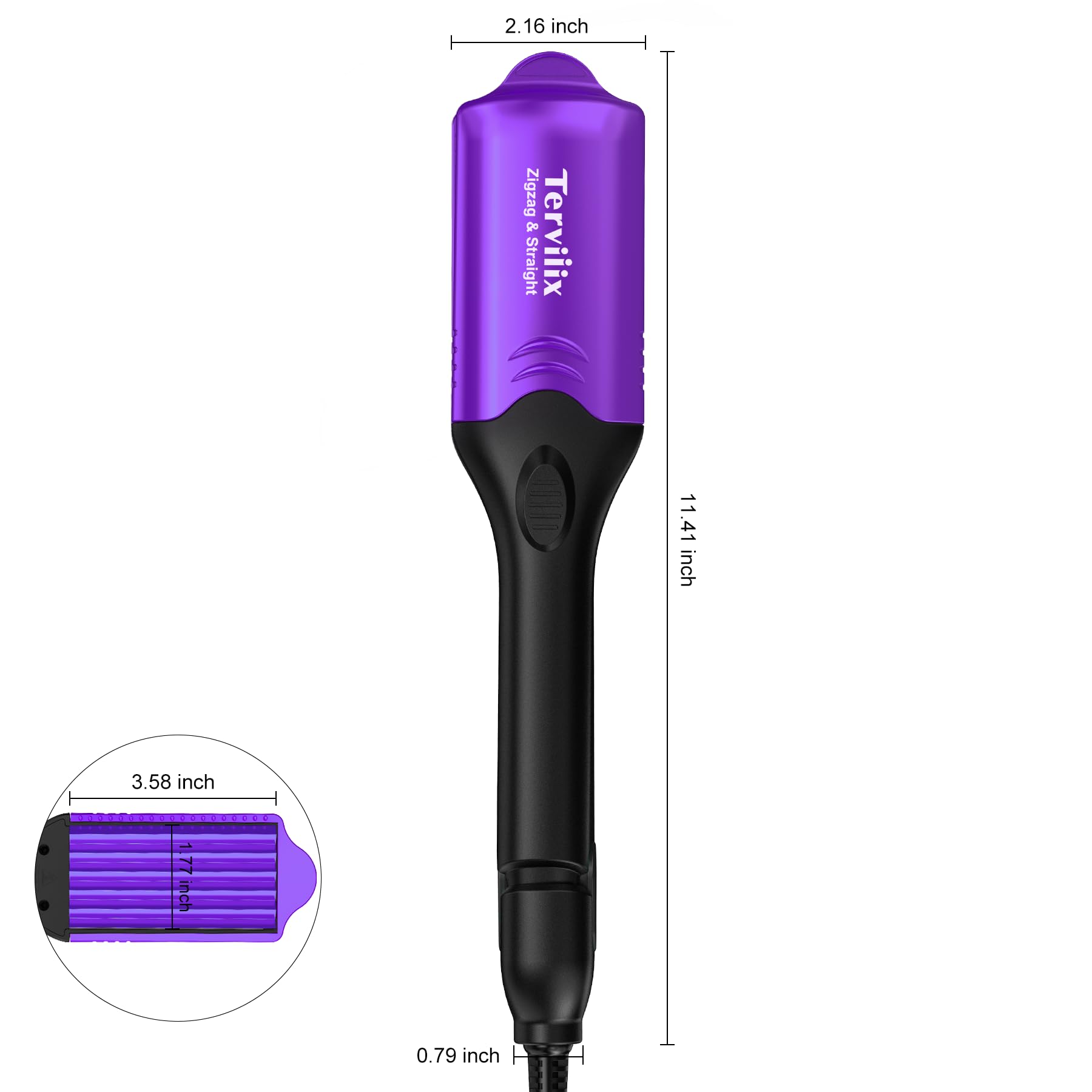 Terviiix safety design with 60-min auto-off.