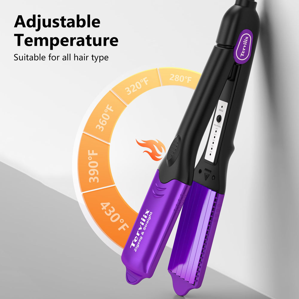 Terviiix 30s heat-up saves time during styling.