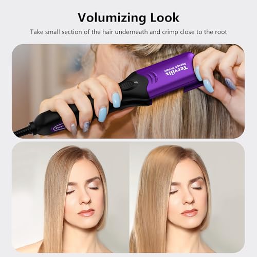 Terviiix crimper wide-plate for loose waves and lift.