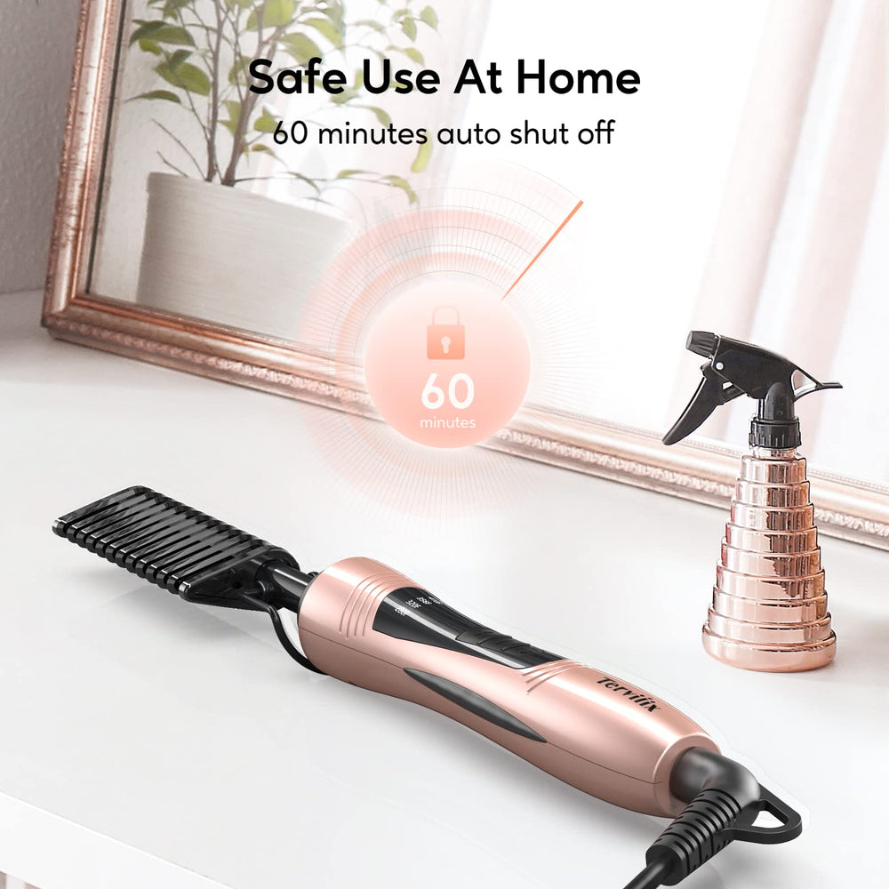 Dual voltage 110-240V for travel-ready styling with Terviiix