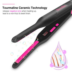 Terviiix Mini Flat Iron supports dual voltage for worldwide travel styling.