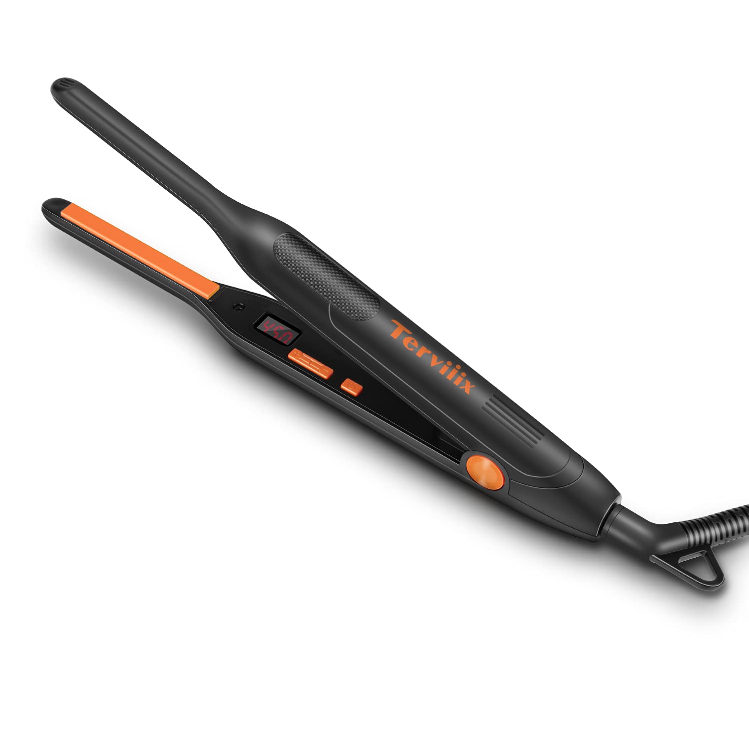 Terviiix small flat iron with compact design for travel styling.