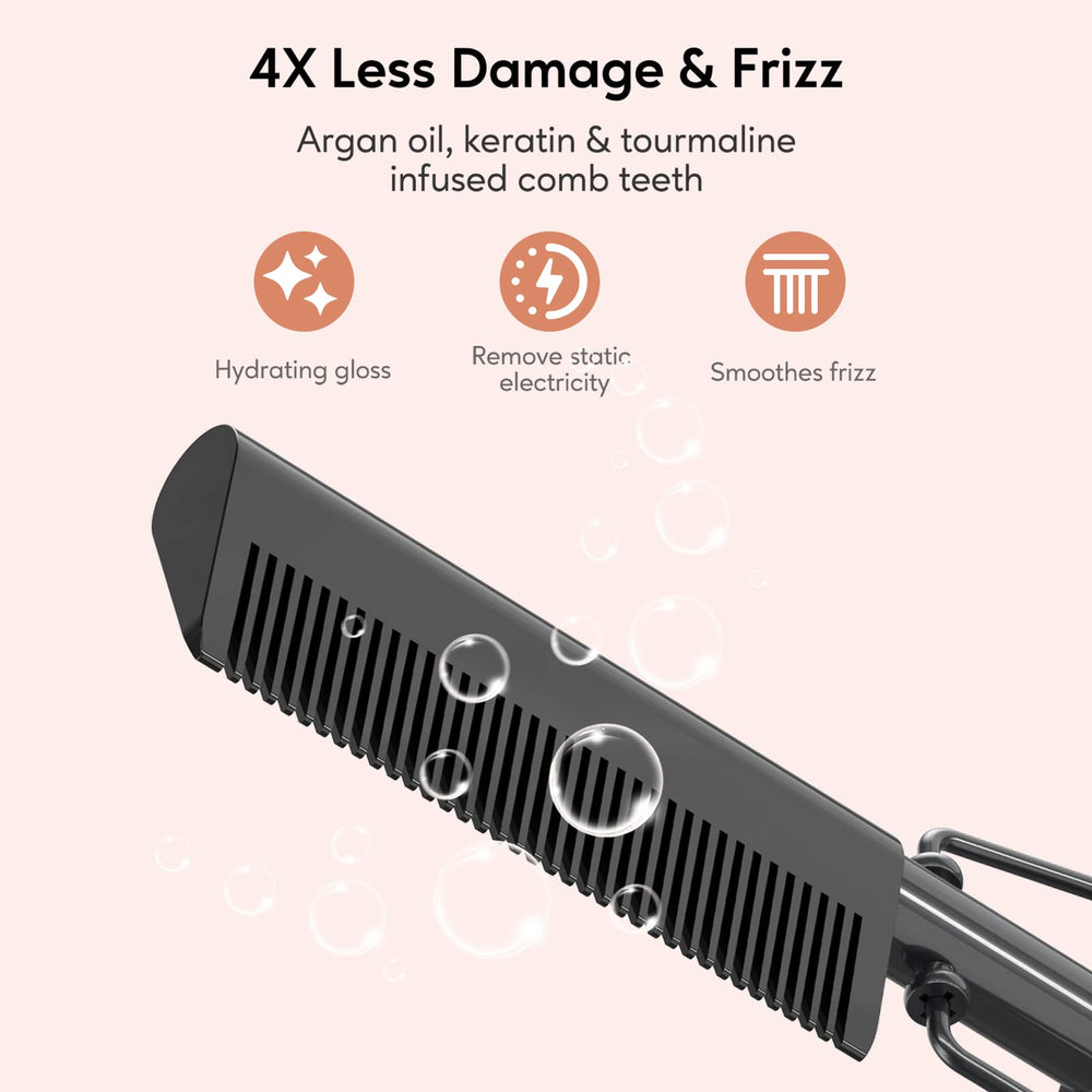 Heat control up to 450F for versatile styling options with Terviiix