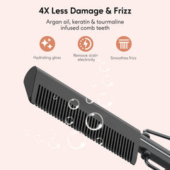 Heat control up to 450F for versatile styling options with Terviiix
