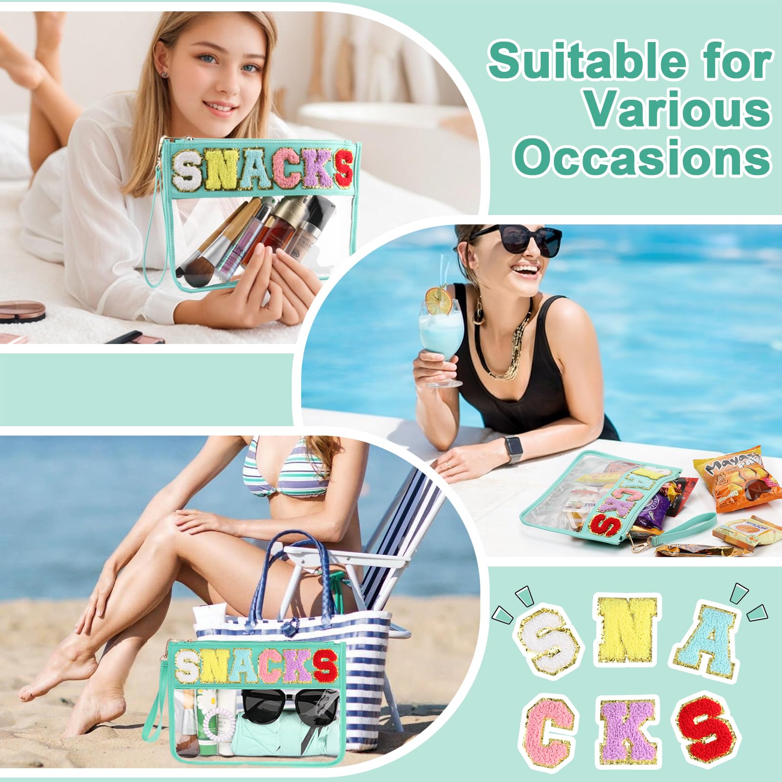 TESAFNG versatile pouch works as makeup bag, travel case, or organizer on the go
