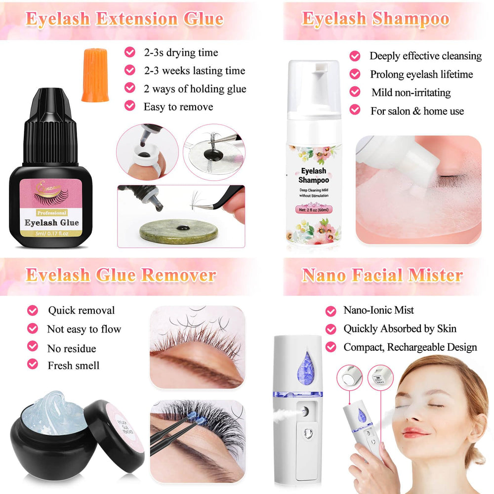 Tetutor nano mister delivers fine mist for quick, refreshing lash prep