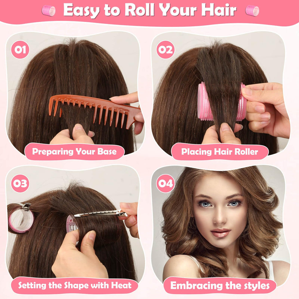Tetutor roller set travel-ready for on-the-go styling.