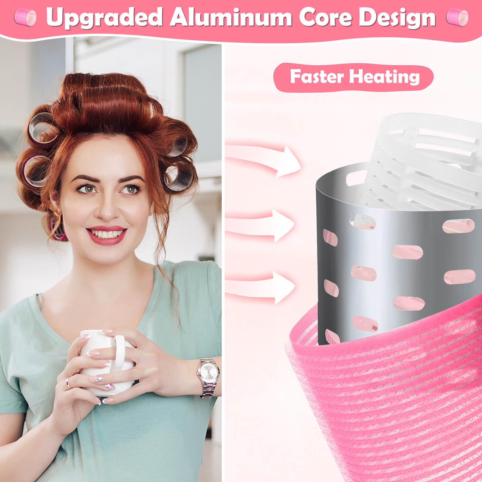 Tetutor thermal big roller 44mm for smooth, defined waves.