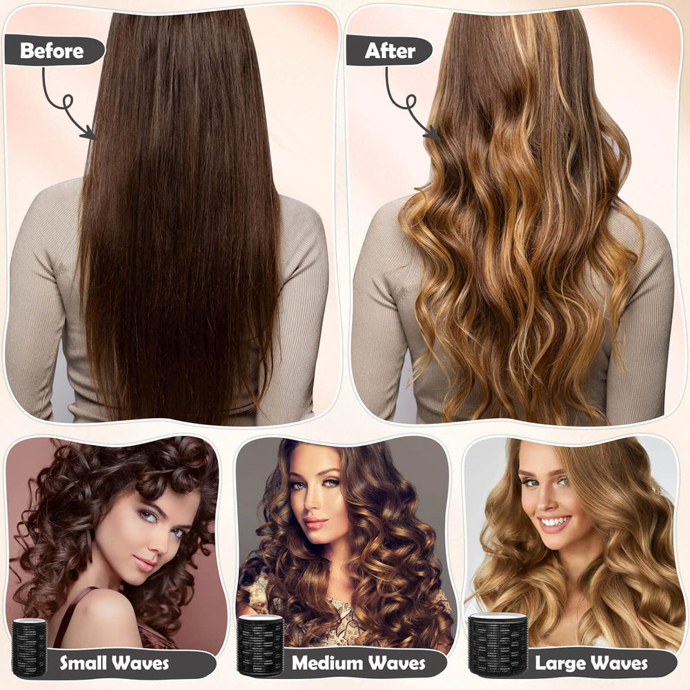 Tetutor thermal rollers kit suitable for home, salon, or travel