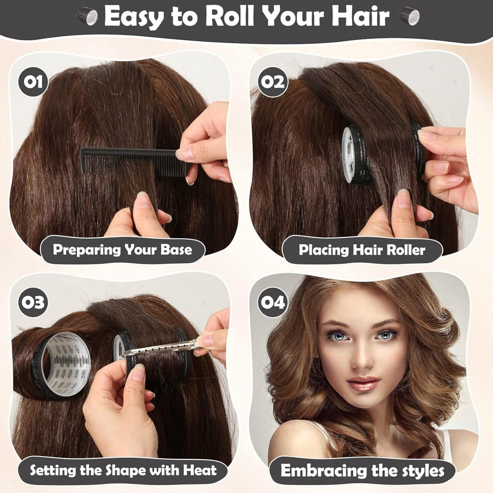 Tetutor thermal rollers with clips shown in compact packaging