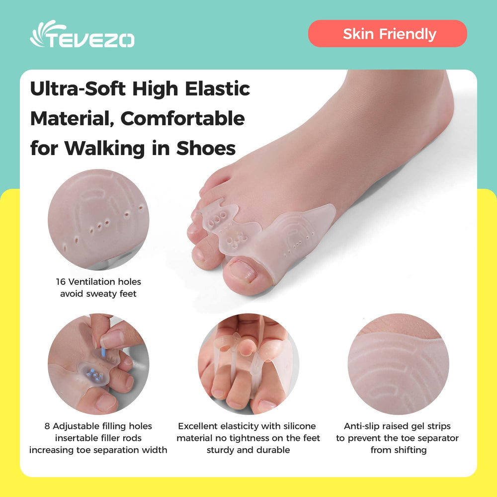 Tevezo corn removal toe pad supports gentle corn relief during daily use.