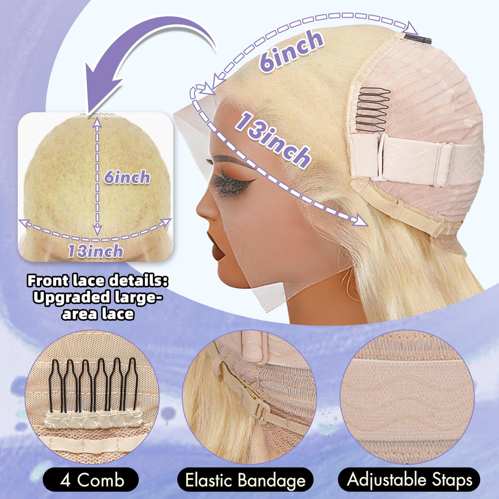 Texiora blonde wig ideal for parties, weddings, and daily wear